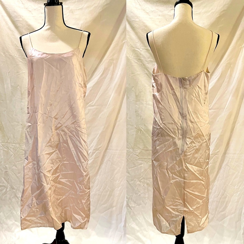 Vintage nude slip dress